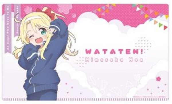 画像1: 【予約：8月26日(水)20時まで】カーテン魂／(株)キース　私に天使が舞い降りた！プレシャス・フレンズ　描き下ろしラバーマット（姫坂乃愛／運動会） (1)