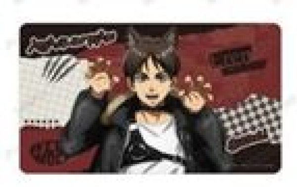 画像1: 【予約：8月30日(日)20時まで】アルマビアンカ　TVアニメ『進撃の巨人』 描き下ろし エレン 狼男ver. マルチデスクマット (1)