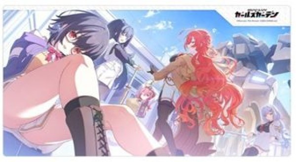 画像1: 【予約：9月9日(水)20時まで】カーテン魂／(株)キース　マブラヴ ガールズガーデン　ラバーマット（Colorful Bouquet） (1)