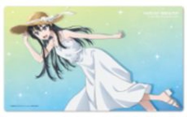 画像1: 【予約：9月13日(日)20時まで】ムービック / アズメーカー　TVアニメ『転校先の清楚可憐な美少女が、 昔男子と思って一緒に遊んだ幼馴染だった件』　キャラクターラバーマット  二階堂春希 ティザービジュアル夏ver. (1)