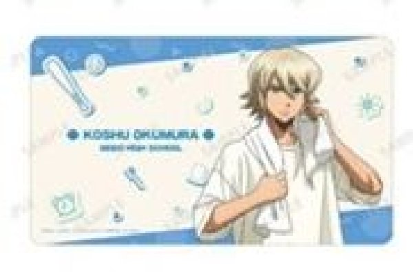 画像1: 【予約：9月20日(日)20時まで】アルマビアンカ　TVアニメ『ダイヤのA actII -Second Season-』 描き下ろし 奥村 光舟 朝の支度ver. マルチデスクマット (1)