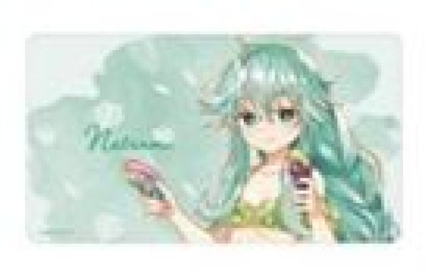 画像1: 【予約：9月22日(火)20時まで】アルマビアンカ　アニメ「デート・ア・ライブV」 描き下ろし 七罪 デート・ア・バカンスver. Ani-Art aqua label マルチデスクマット (1)