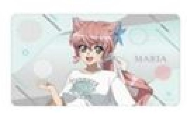 画像1: 【予約：9月22日(火)20時まで】アルマビアンカ　戦姫絶唱シンフォギアＸＶ 描き下ろし マリア・カデンツァヴナ・イヴ 私服ver. マルチデスクマット (1)