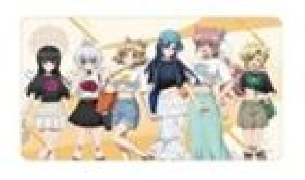 画像1: 【予約：9月22日(火)20時まで】アルマビアンカ　戦姫絶唱シンフォギアＸＶ 描き下ろし 集合 私服ver. マルチデスクマット (1)