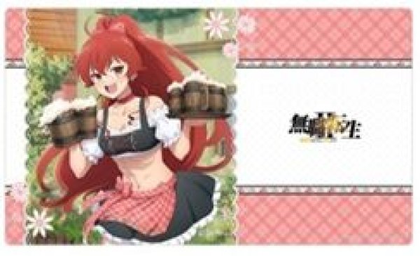 画像1: 【予約：9月22日(火)20時まで】カーテン魂／(株)キース　無職転生II 〜異世界行ったら本気だす〜　描き下ろしラバーマット（エリス／ディアンドル）【再販】 (1)