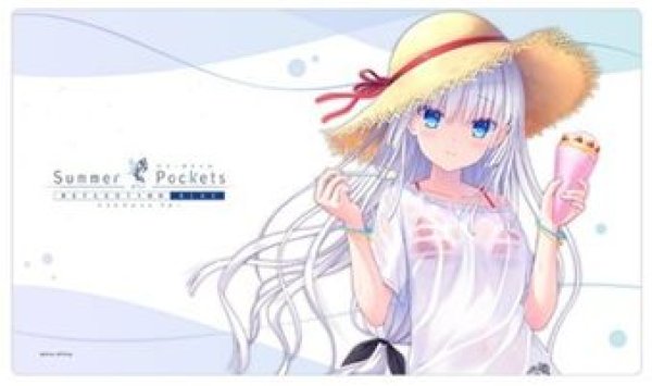 画像1: 【予約：9月22日(火)20時まで】カーテン魂／(株)キース　Summer Pockets REFLECTION BLUE　ラバーマット（鳴瀬しろは／夏フェス2024） (1)