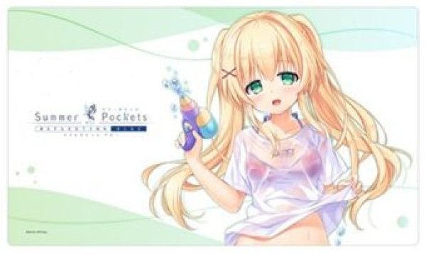 画像1: 【予約：9月22日(火)20時まで】カーテン魂／(株)キース　Summer Pockets REFLECTION BLUE　ラバーマット（紬ヴェンダース／夏フェス2024） (1)