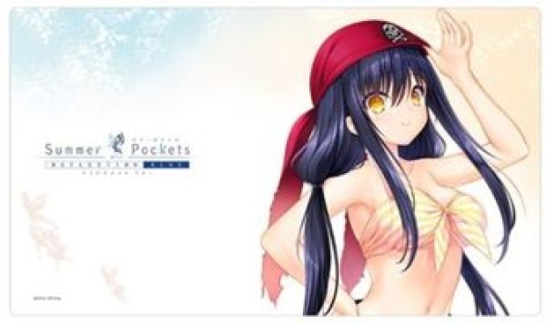 画像1: 【予約：9月22日(火)20時まで】カーテン魂／(株)キース　Summer Pockets REFLECTION BLUE　ラバーマット（久島鴎／夏フェス2025） (1)