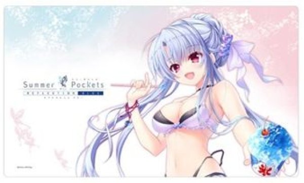 画像1: 【予約：9月22日(火)20時まで】カーテン魂／(株)キース　Summer Pockets REFLECTION BLUE　ラバーマット（空門蒼／夏フェス2025） (1)