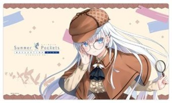 画像1: 【予約：9月22日(火)20時まで】カーテン魂／(株)キース　Summer Pockets REFLECTION BLUE　ラバーマット（鳴瀬しろは／探偵） (1)