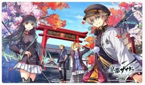 画像1: 【予約：9月22日(火)20時まで】カーテン魂／(株)キース　亰都ザナドゥ -桜花幻舞-　ラバーマット（パッケージイラスト） (1)