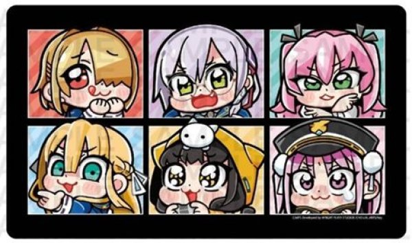 画像1: 【予約：9月26日(土)20時まで】(株)イーディス　ヘブンバーンズレッド Art by 大川ぶくぶ デスクラバーマット (1)