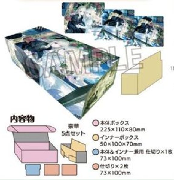画像1: 【予約：9月26日(土)20時まで】(株)PROOF　工画堂スタジオイラストレーターセレクション イラストカードボックスNT 藤ちょこ 絵画の国のアリス (1)