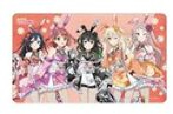 画像1: 【予約：10月3日(土)20時まで】アルマビアンカ　ラブライブ！虹ヶ咲学園スクールアイドル同好会 描き下ろし 2年生 和バニーver. マルチデスクマット (1)