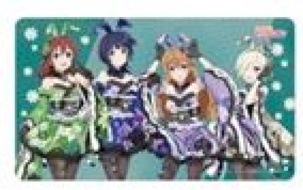 画像1: 【予約：10月3日(土)20時まで】アルマビアンカ　ラブライブ！虹ヶ咲学園スクールアイドル同好会 描き下ろし 3年生 和バニーver. マルチデスクマット (1)