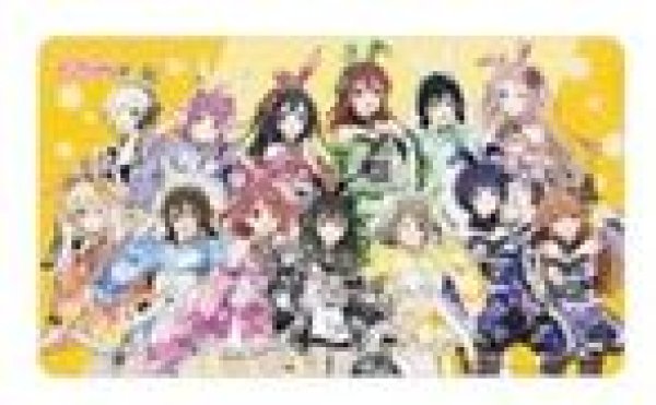 画像1: 【予約：10月3日(土)20時まで】アルマビアンカ　ラブライブ！虹ヶ咲学園スクールアイドル同好会 描き下ろし 集合 和バニーver. マルチデスクマット (1)