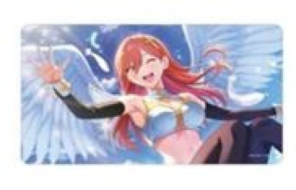画像1: 【予約：10月3日(土)20時まで】アルマビアンカ　TVアニメ『2.5次元の誘惑』 【友と奏でる勇気の音色】アリエル（天使空挺隊） 喜咲 アリア マルチデスクマット (1)