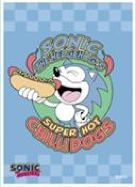 画像1: 【予約：10月7日(水)20時まで】エンスカイ　ソニック・ザ・ヘッジホッグ　キャラクタースリーブ　『Food Frenzy』チリドッグ(EN-1689） (1)