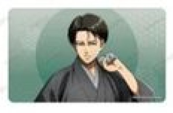 画像1: 【予約：10月11日(日)20時まで】アルマビアンカ　TVアニメ『進撃の巨人』 描き下ろし リヴァイ 和服ver. マルチデスクマット (1)