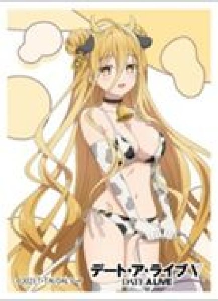 画像1: 【予約：10月11日(日)20時まで】カーテン魂／(株)キース　デート・ア・ライブV　描き下ろしスリーブ（星宮六喰／牛柄水着） (1)