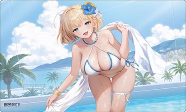 画像1: 【予約：10月13日(火)20時まで】ブシロード ラバーマットコレクション V2 Vol.2205　ブラウンダスト2 『真夏の夢 ユースティア』 (1)