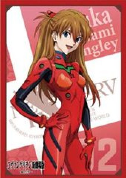画像1: 【予約：10月21日(水)20時まで】ブロッコリーキャラクタースリーブ・ミニ 　ヱヴァンゲリヲン新劇場版「式波・アスカ・ラングレー」 (1)