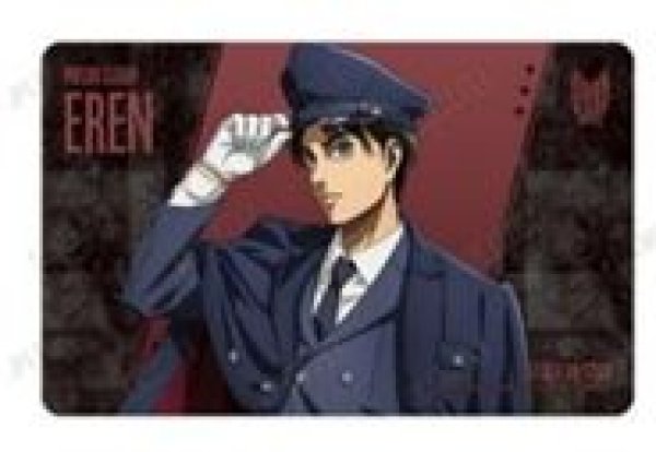 画像1: 【予約：10月24日(土)20時まで】アルマビアンカ　TVアニメ『進撃の巨人』 描き下ろし エレン 看守ver. マルチデスクマット (1)