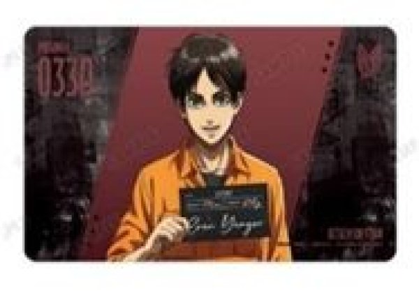 画像1: 【予約：10月24日(土)20時まで】アルマビアンカ　TVアニメ『進撃の巨人』 描き下ろし エレン 囚人ver. マルチデスクマット (1)
