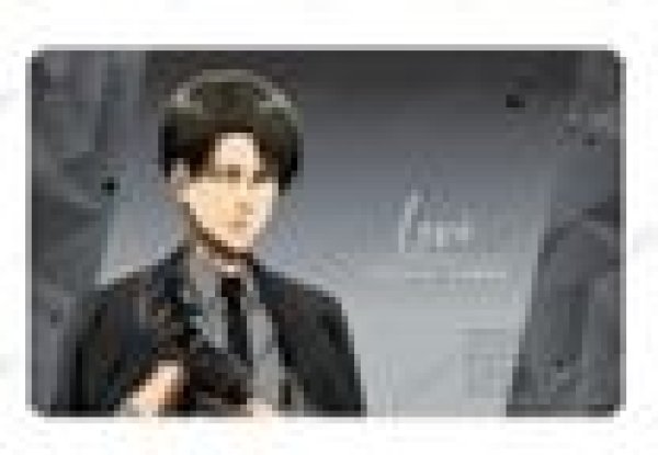 画像1: 【予約：10月24日(土)20時まで】アルマビアンカ　TVアニメ『進撃の巨人』 描き下ろし リヴァイ ハーネススタイルver. マルチデスクマット (1)