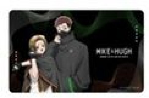画像1: 【予約：10月24日(土)20時まで】アルマビアンカ　TVアニメ「拷問バイトくんの日常」 描き下ろし ミケ&ヒュー タクティカルファッションver. マルチデスクマット (1)