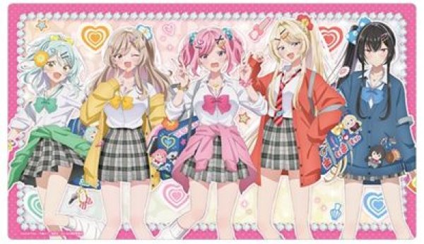 画像1: 【予約：10月25日(日)20時まで】カーテン魂／(株)キース　わたしが恋人になれるわけないじゃん、ムリムリ!（※ムリじゃなかった!?）　描き下ろしラバーマット（平成ギャルver.） (1)