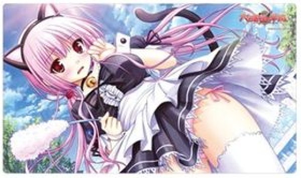 画像1: 【予約：10月25日(日)20時まで】カーテン魂／(株)キース　大図書館の羊飼い　ラバーマット（土岐のぞみ/猫耳メイド） (1)