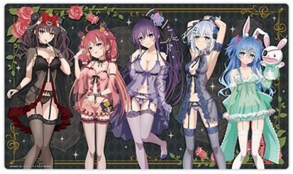 画像1: 【予約：10月31日(土)20時まで】シーズナルプランツ　アニメ「デート・ア・ライブV」描き下ろし デスクマット【ネグリジェ】 (1)