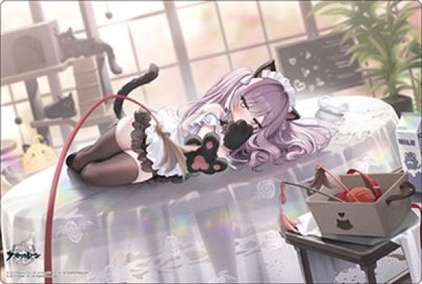 画像1: 【予約：11月3日(火)20時まで】ブシロード ラバーマットコレクション V2 Vol.2224　アズールレーン『ヴィットリオ・クニベルティ』ネコネコ習性研究ver. (1)