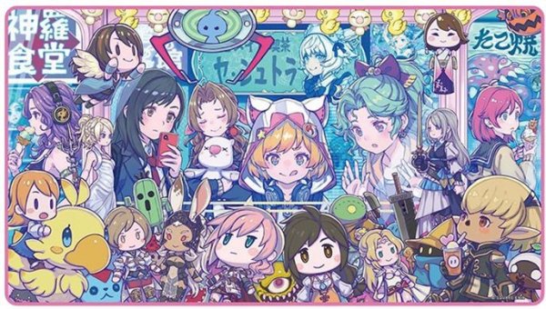 画像1: 【予約：11月4日(水)20時まで】スクエアエニックス　プレイマット　#SQkawaii Sounds -FINAL FANTASY- (1)