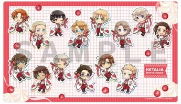画像1: 【予約：11月24日(火)20時まで】Parflette-パルフレット-／(株)キース　ヘタリア World★Stars　ラバーマット（さくらんぼほいっぷ） (1)