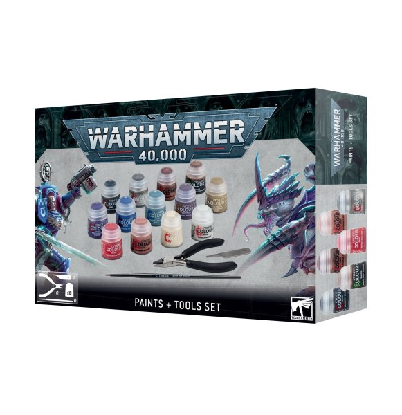 画像1: WARHAMMER 40000: PAINTS+TOOLS ウォーハンマー40000：ペイント＋ツール (1)